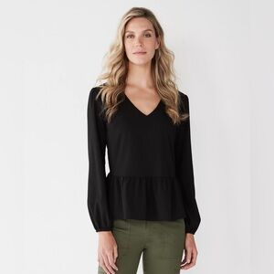 NWOT Nine West Peplum Blouse size medium